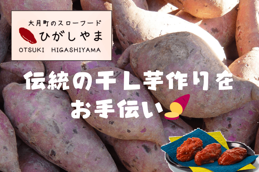 【大月町】高知県伝統の干し芋「ひがしやま」を一緒に作りませんか？